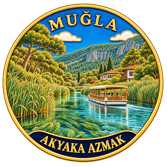 Akyaka emaye rozeti