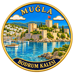 Bodrum Kalesi emaye rozeti