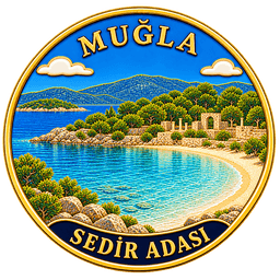 Sedir Adası emaye rozeti