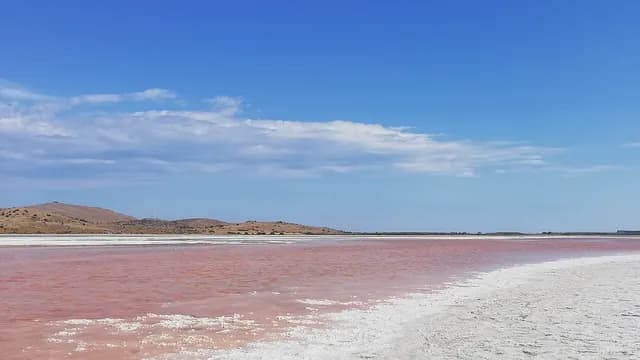 Salzsee von Gökçeada (Tuz Gölü)